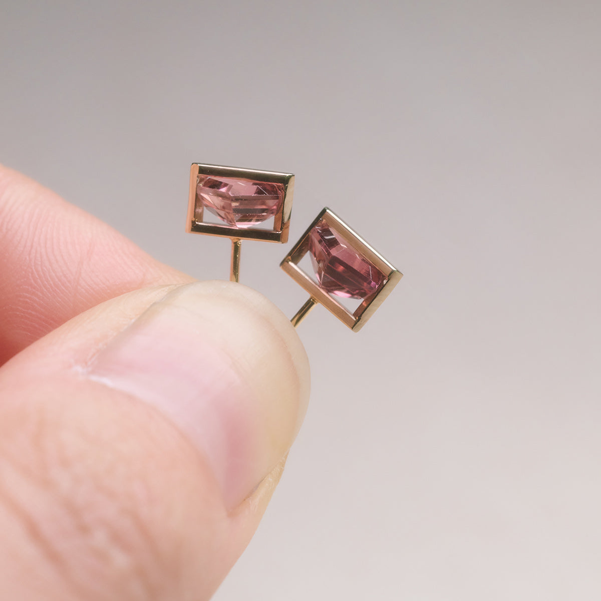 BAND EARRINGS TOURMALINE #4023