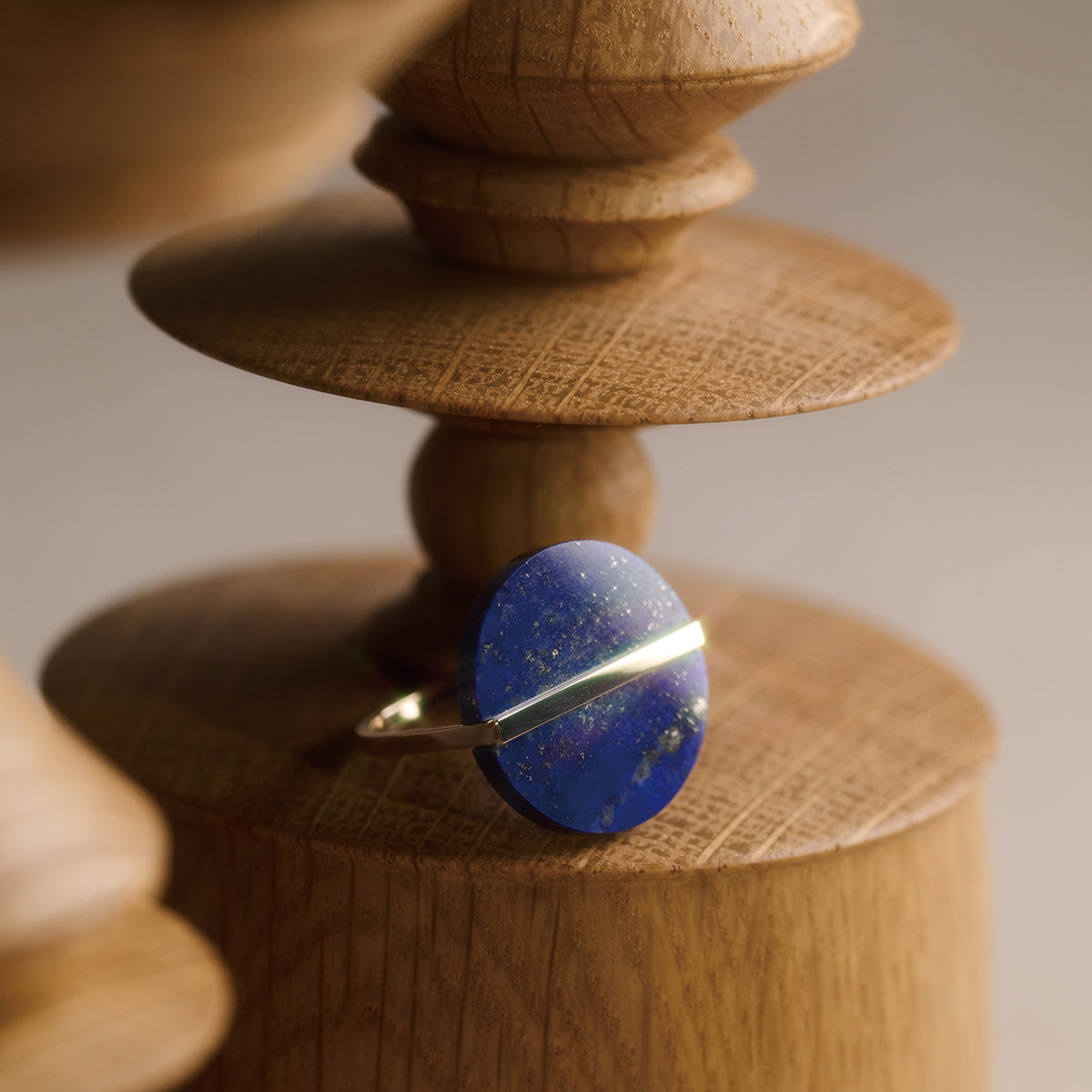 SLICE RING LAPIS LAZURI#4025