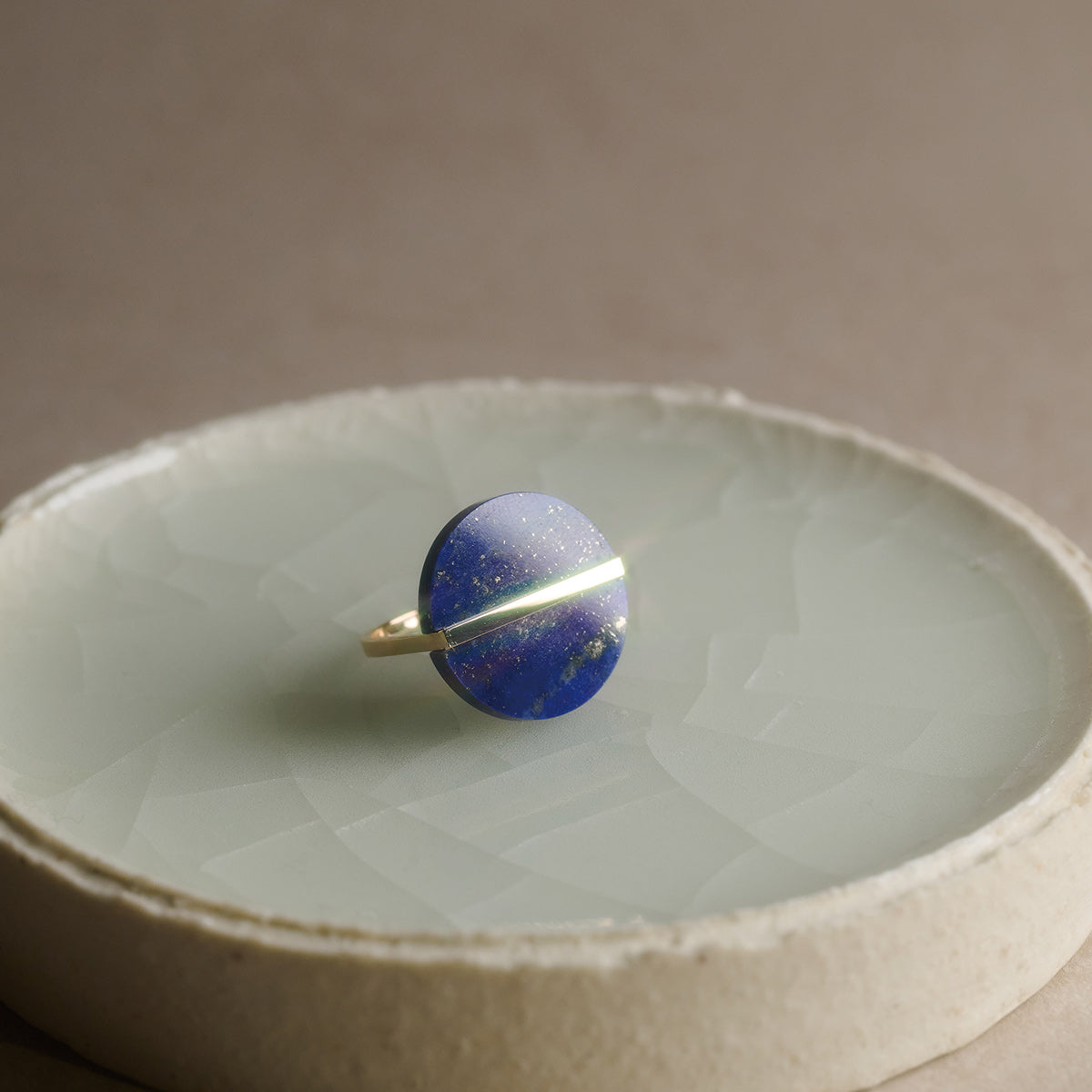 SLICE RING LAPIS LAZURI#4025