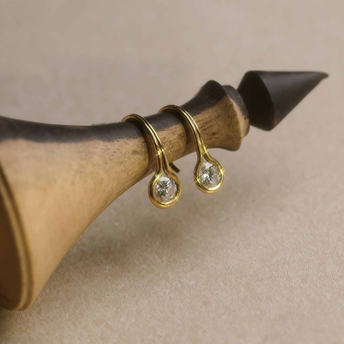 ROUND DIAMOND EARRING 3.5mm #1620