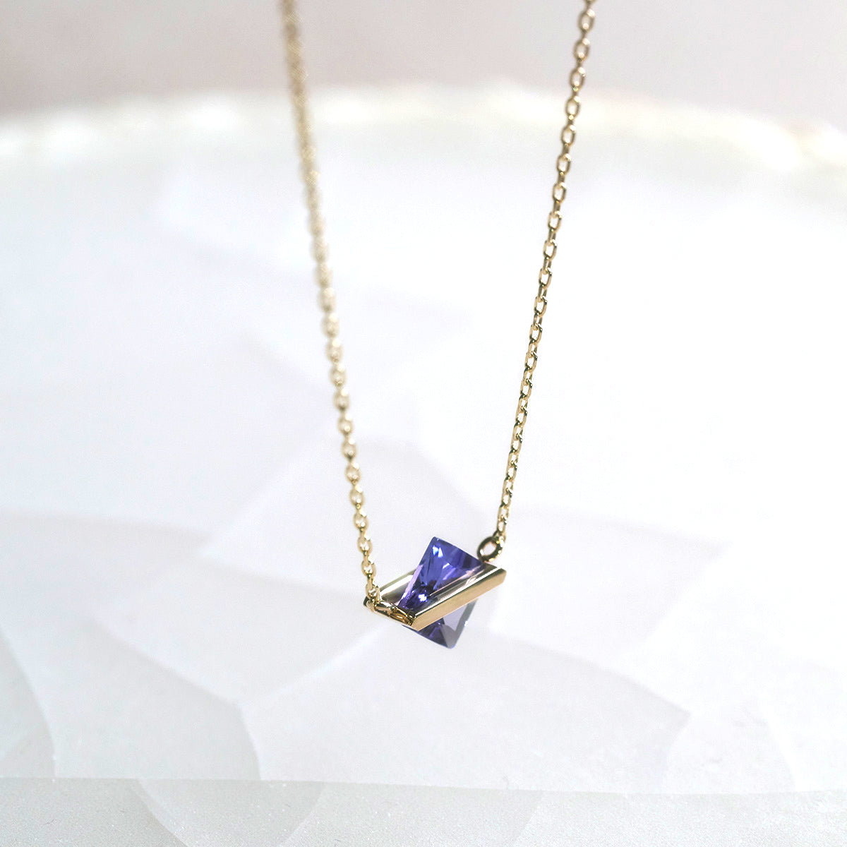 BAND NECKLACE TANZANITE #4033
