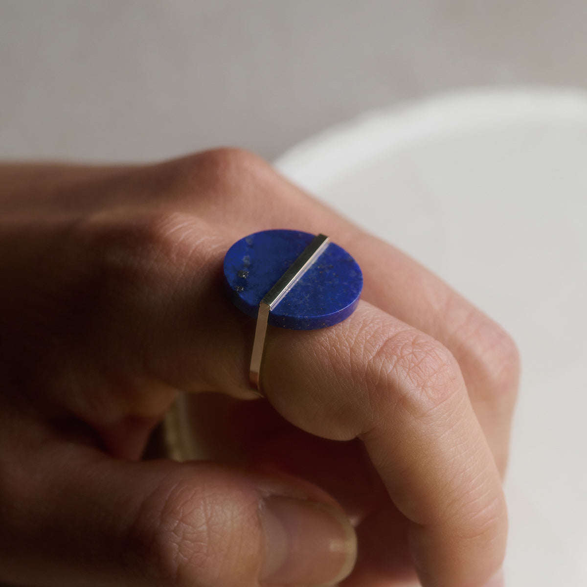 SLICE RING LAPIS LAZURI#4025