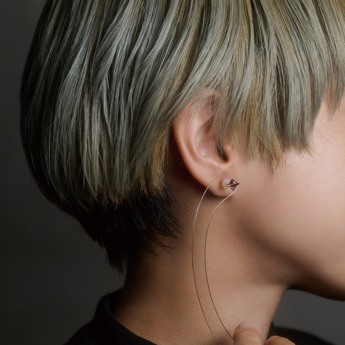 BAND EARRINGS TOURMALINE #4023