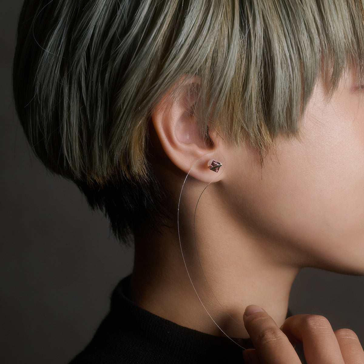 BAND EARRINGS TOURMALINE #4023