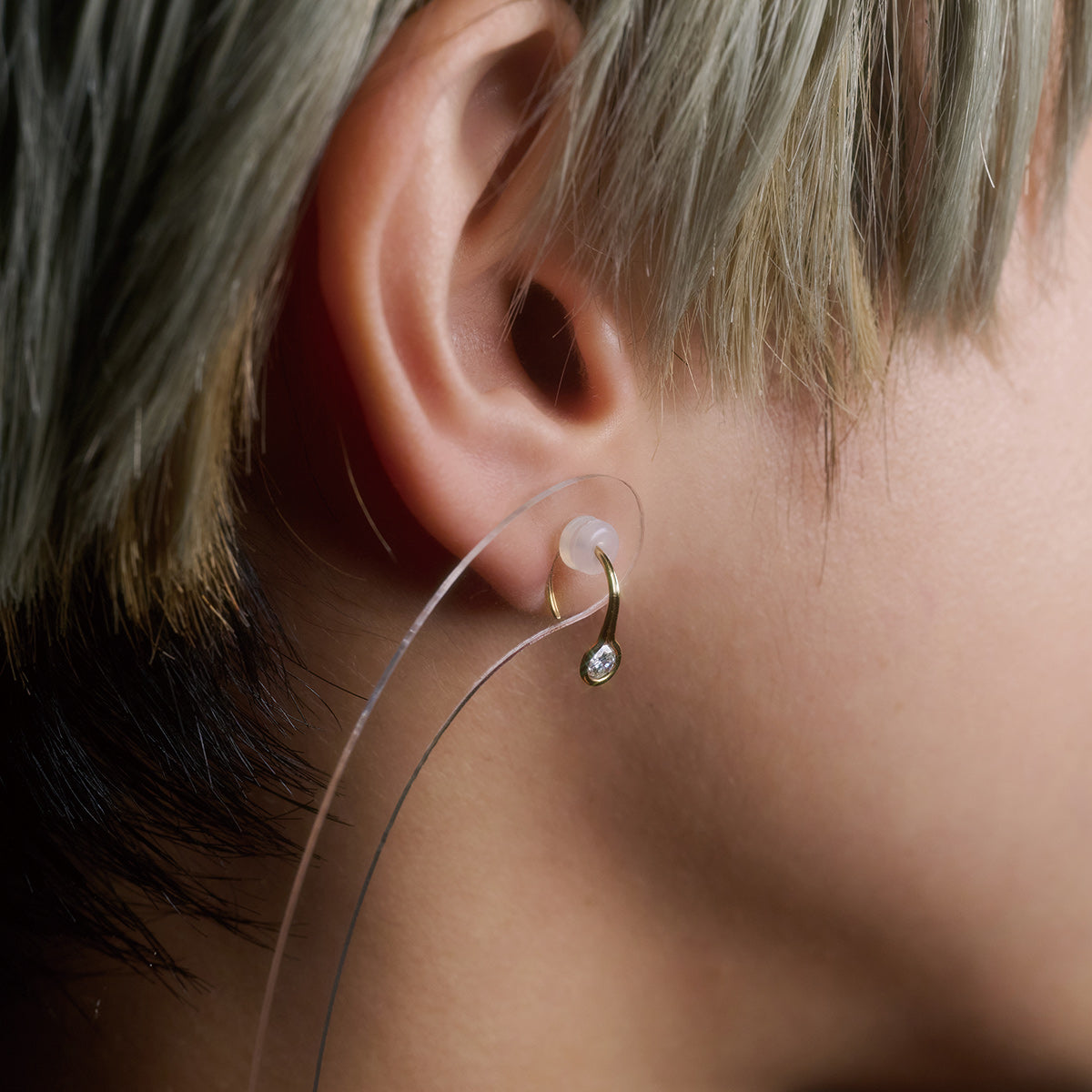 ROUND DIAMOND EARRING 3.5mm #1620