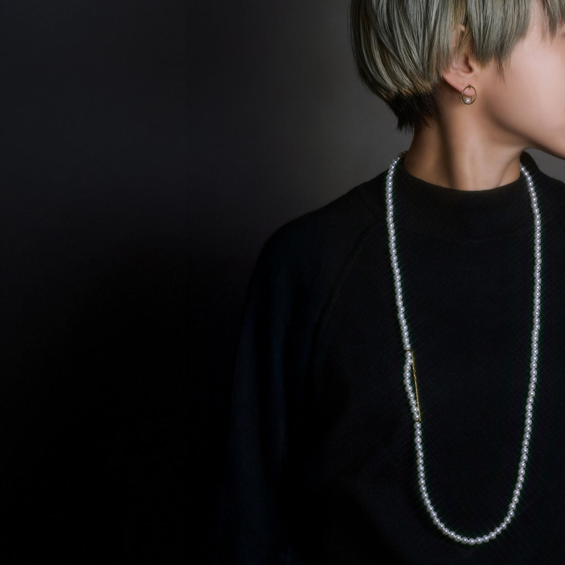 [数量限定] CLIP PEARL EARRING S & ATTACHMENT NECKLACE