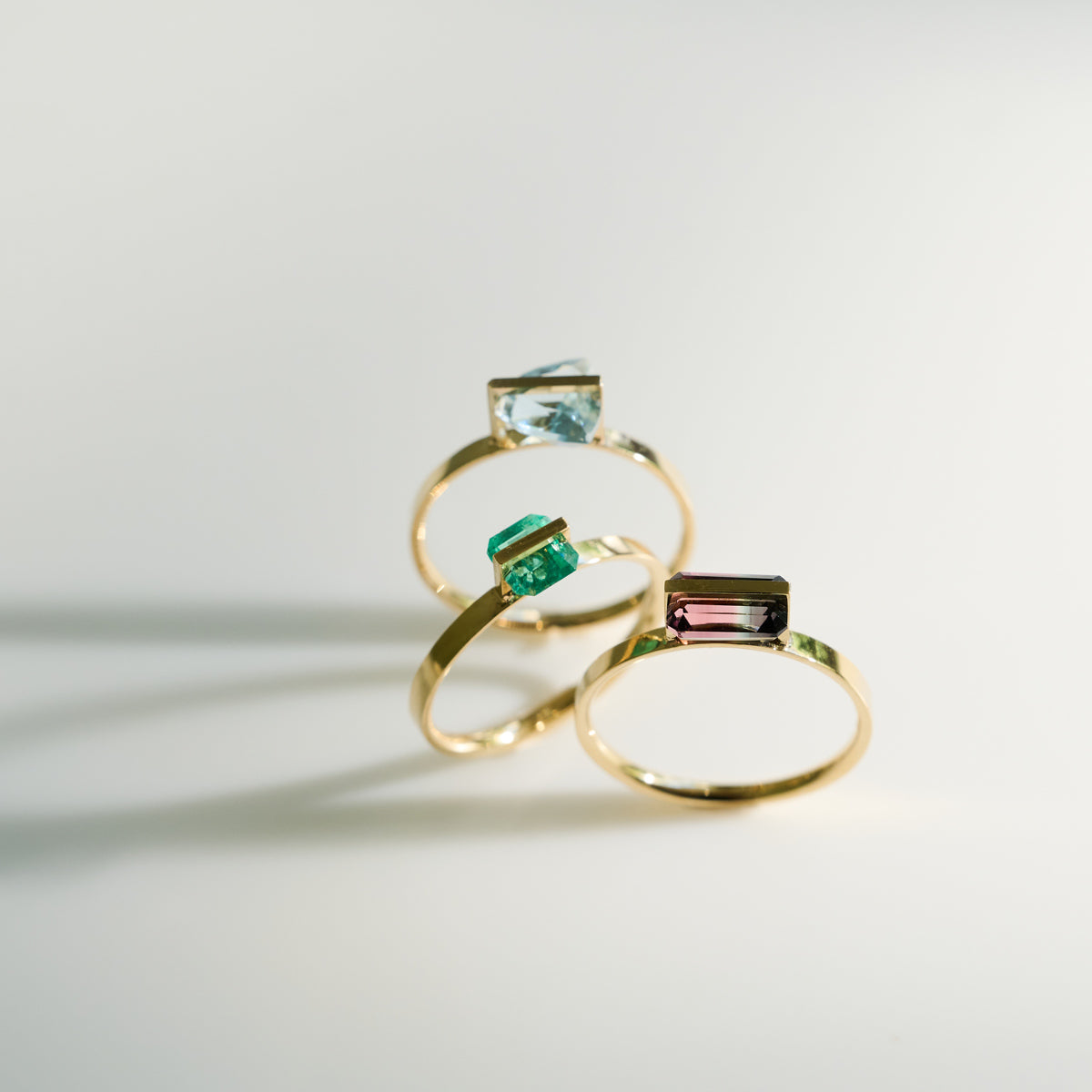 BAND RING AQUAMALINE#4312