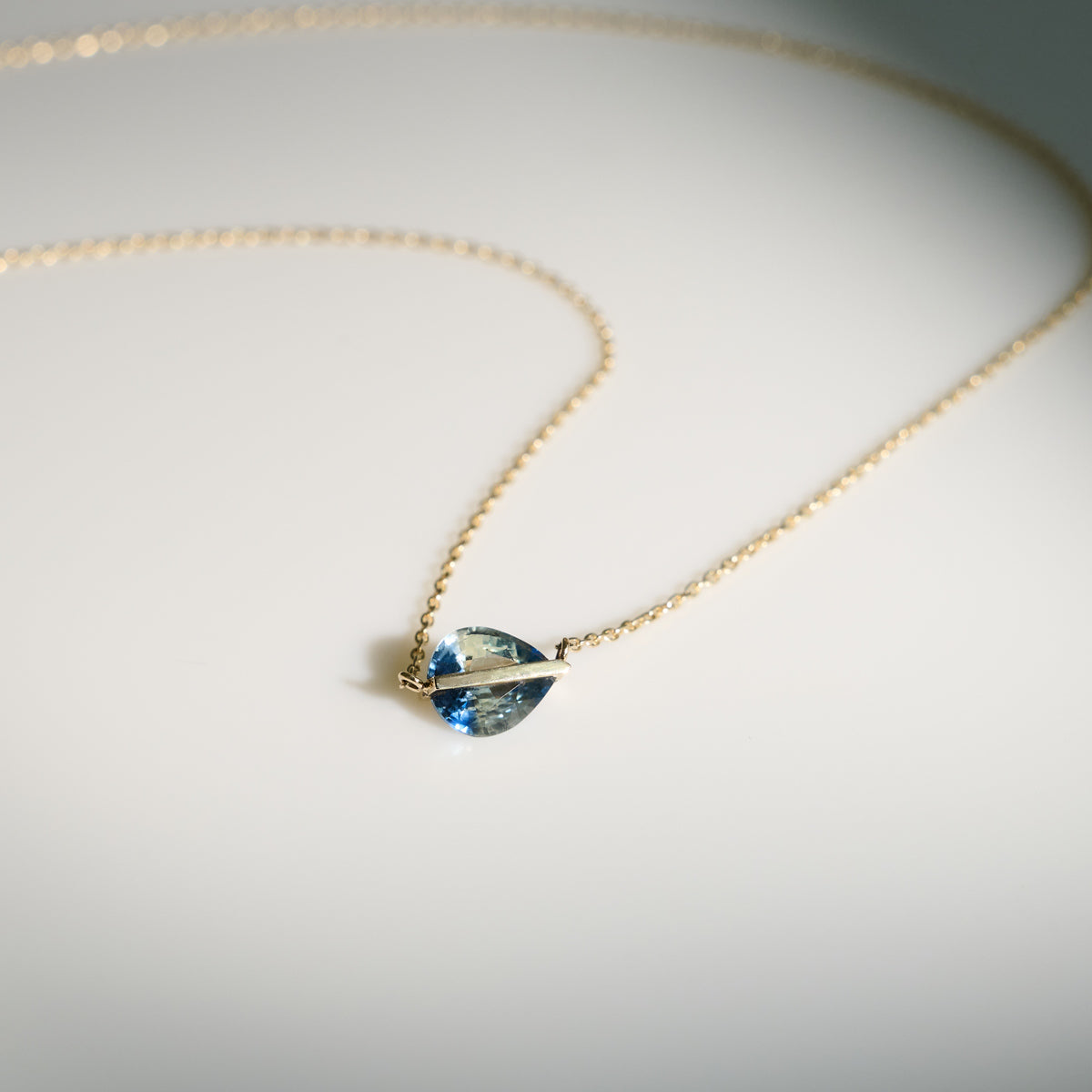 BAND SAPPHIRE NECKLACE #4305
