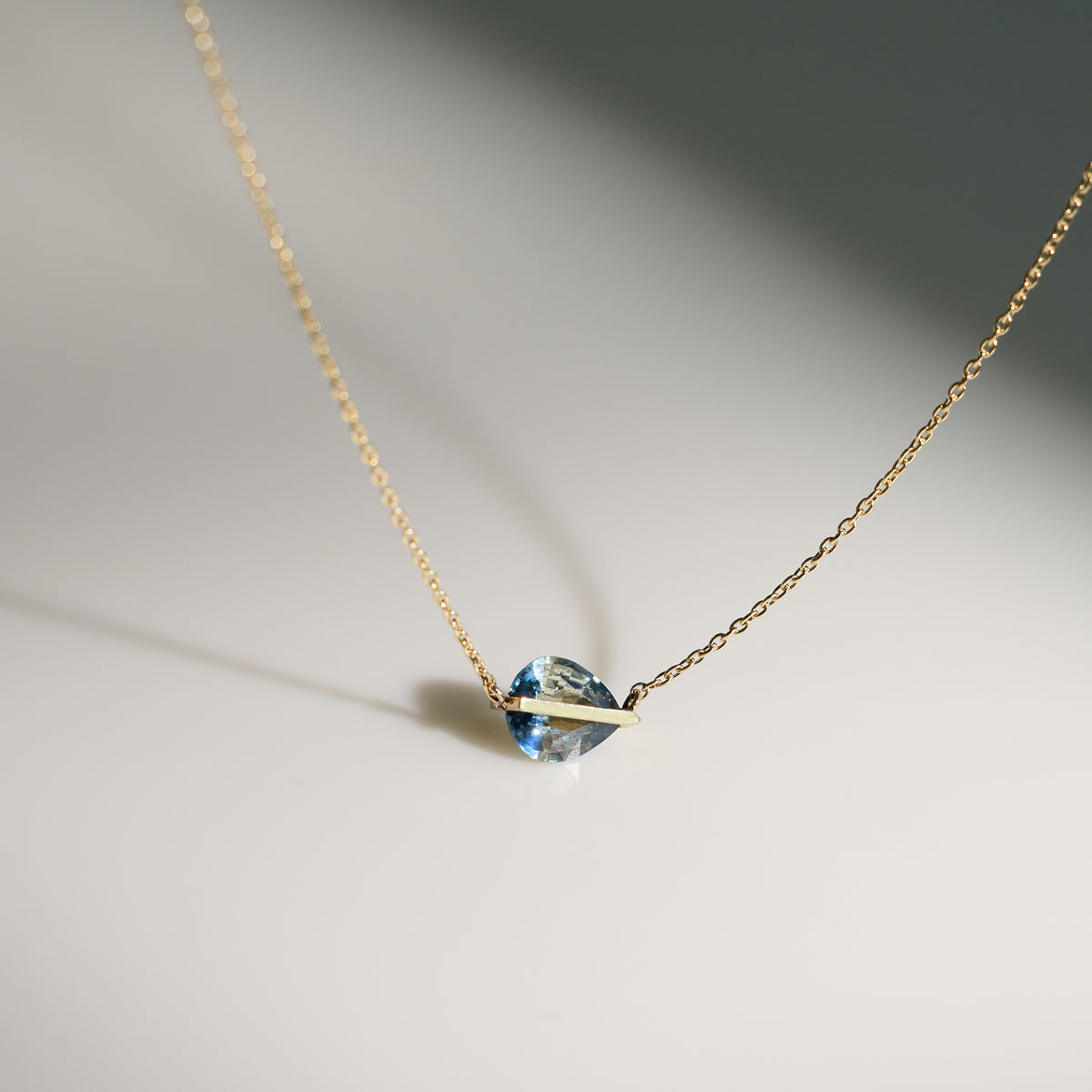 BAND SAPPHIRE NECKLACE #4305