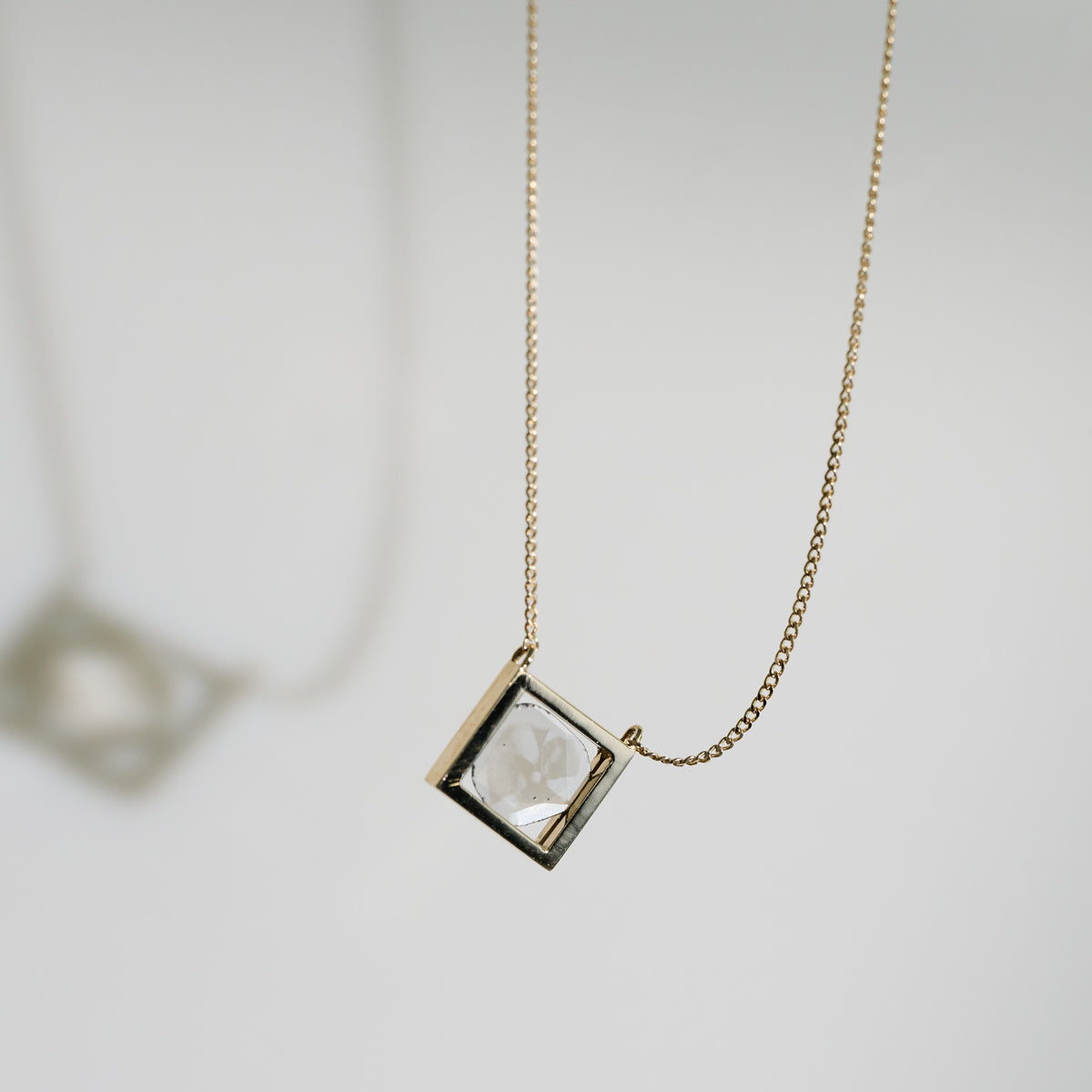 FRAME DIAMOND NECKLACE N#4301