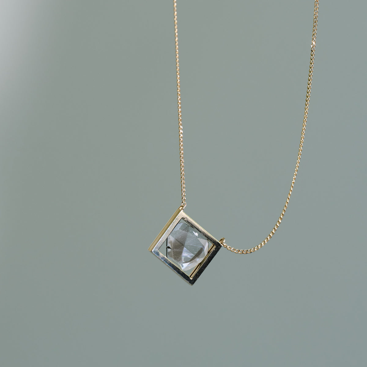 FRAME DIAMOND NECKLACE N#4302