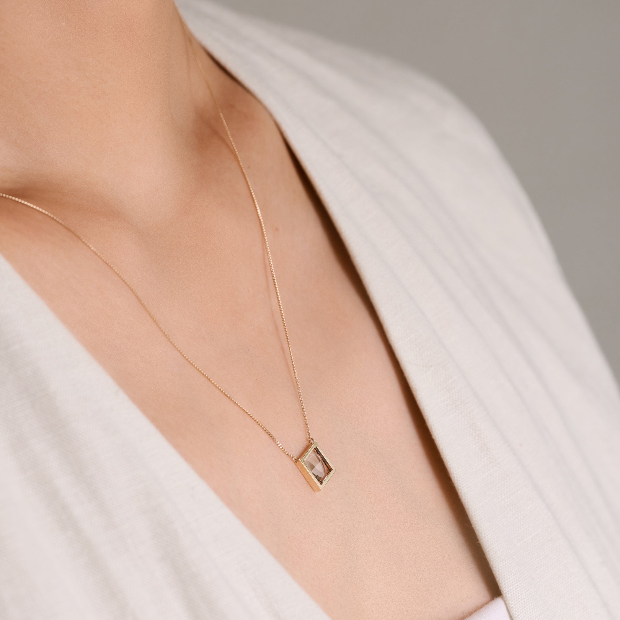 FRAME DIAMOND NECKLACE N#4302