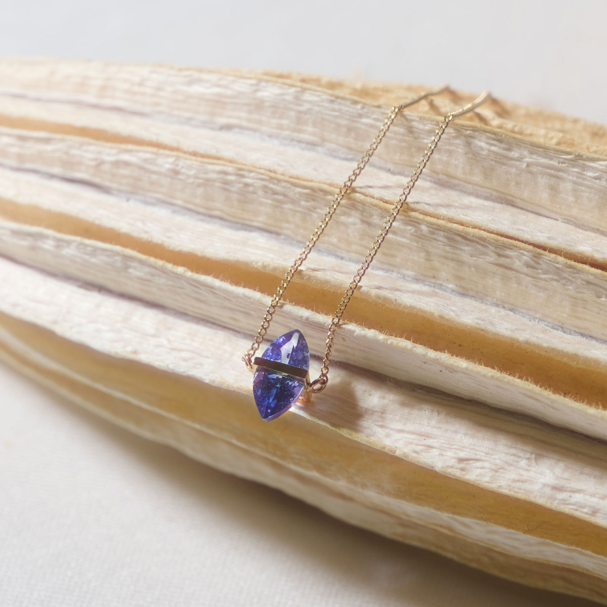 BAND NECKLACE TANZANITE ♯4222
