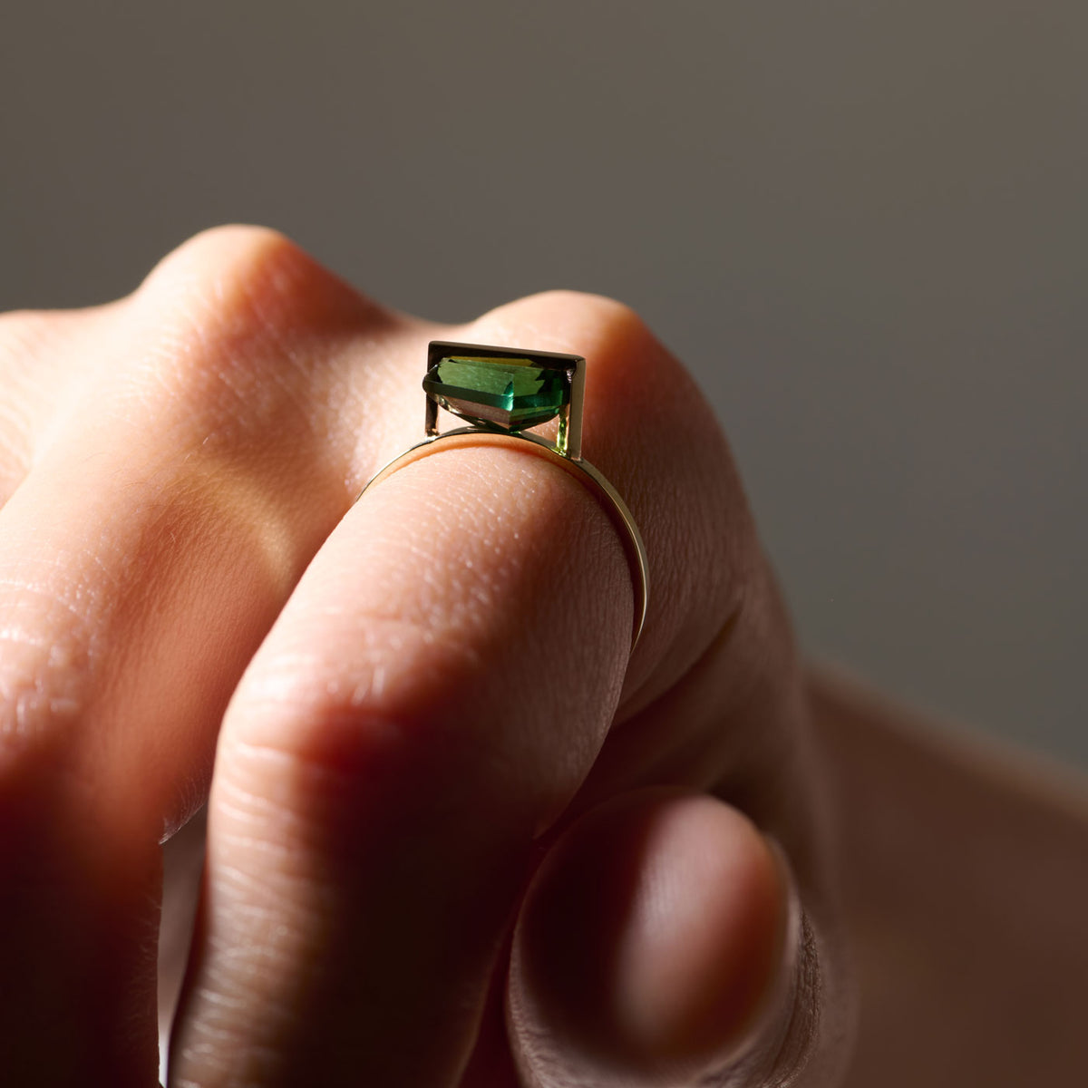 BAND RING TOURMALINE #4351