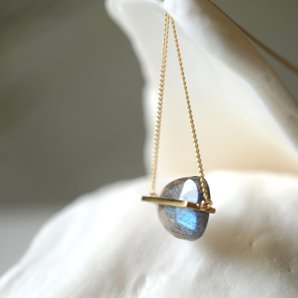 BAND NECKLACE LABRADORITE #4223