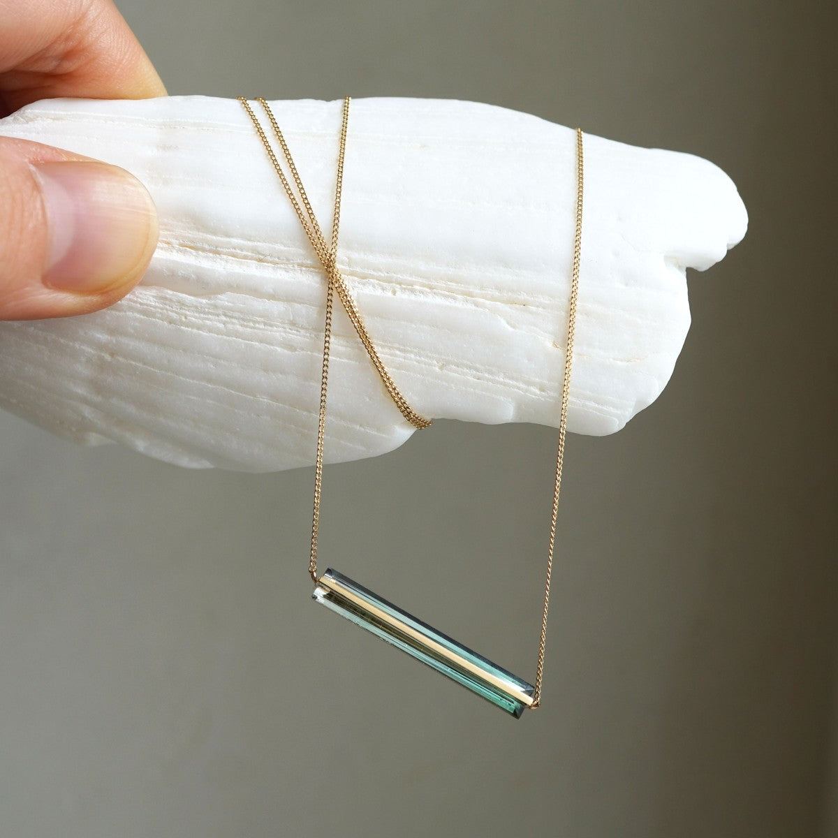 BAND NECKLACE TOURMALINE ＃4224