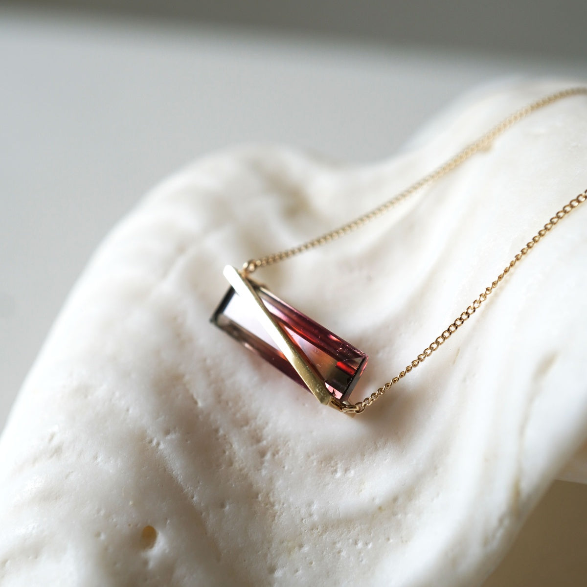 BAND NECKLACE TOURMALINE #4237