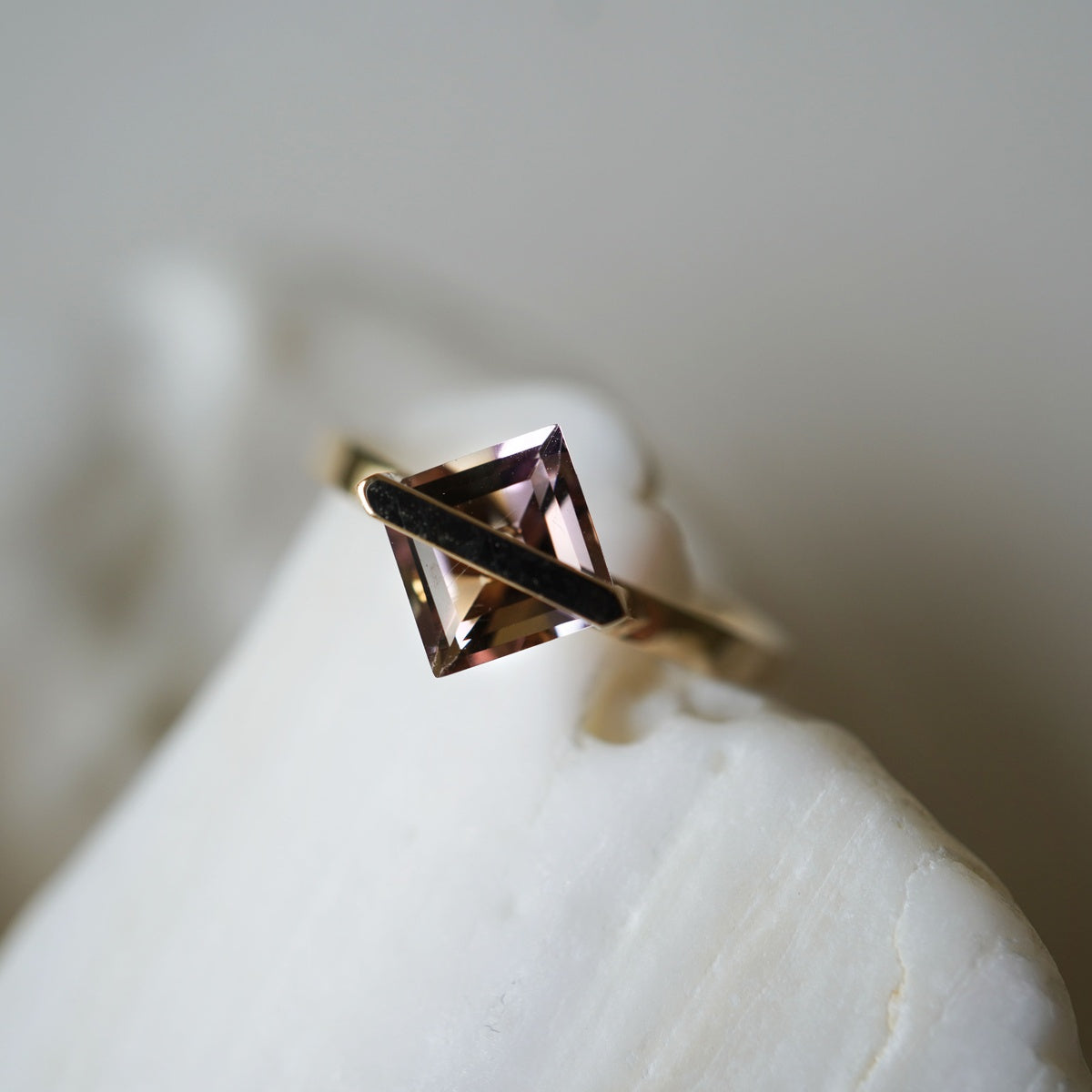 BAND RING AMETRINE#4241