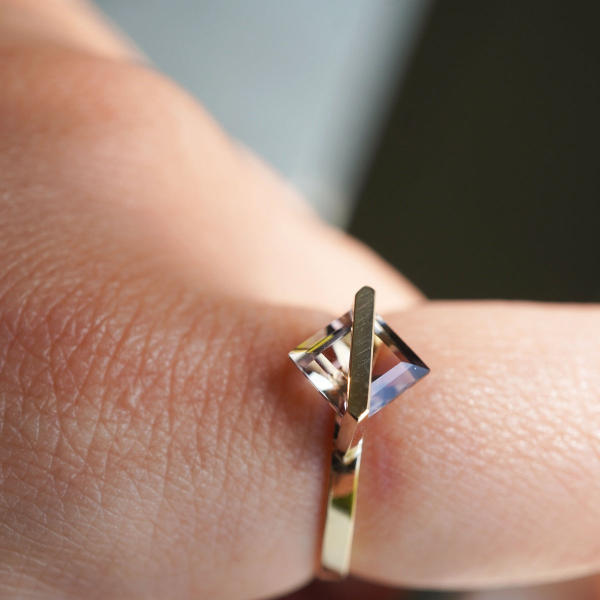 BAND RING AMETRINE#4241