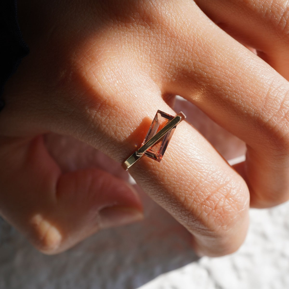 BAND RING OREGON SUNSTONE  #4244