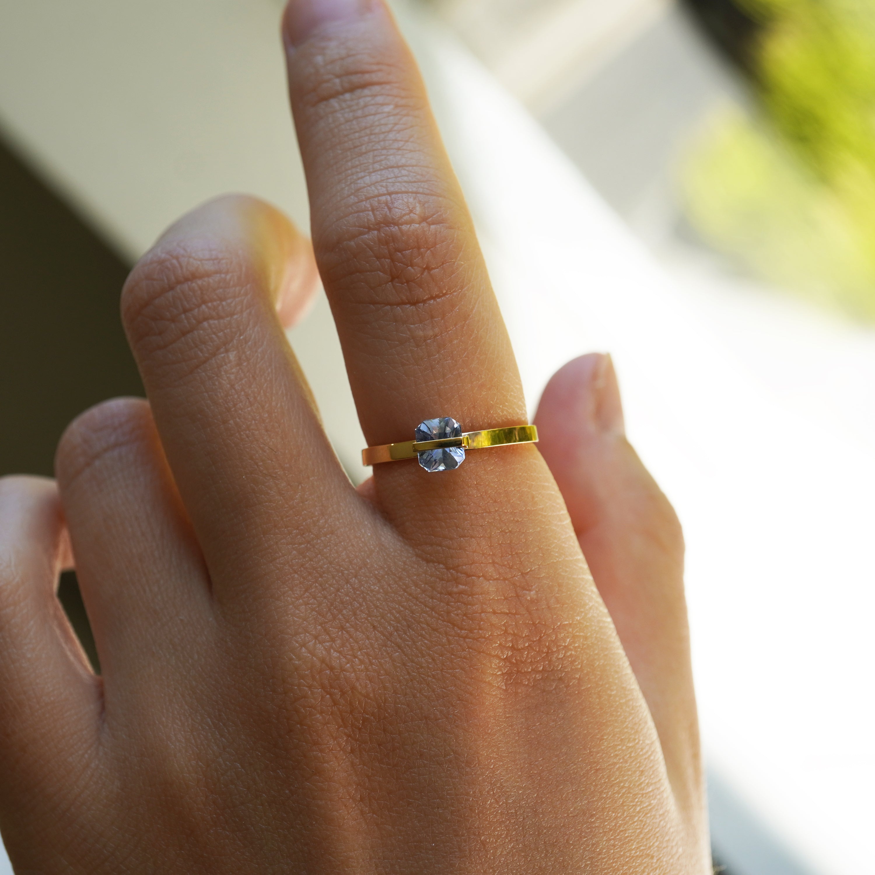 BAND RING SAPPHIRE #4259
