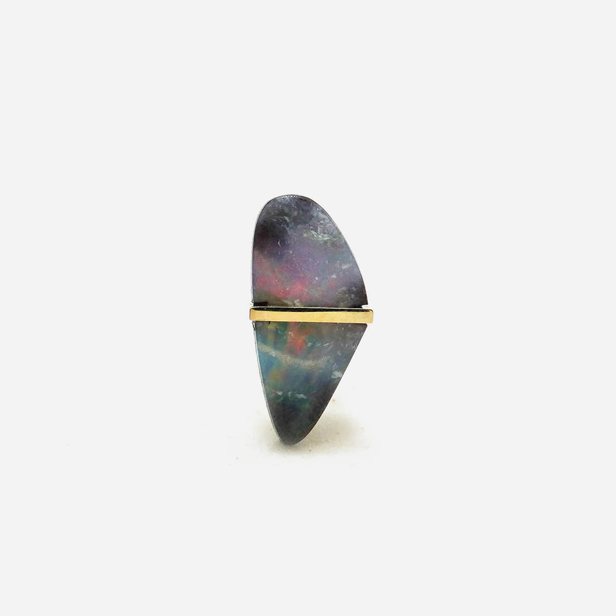 BAND EARRING BOULDER OPAL#4291