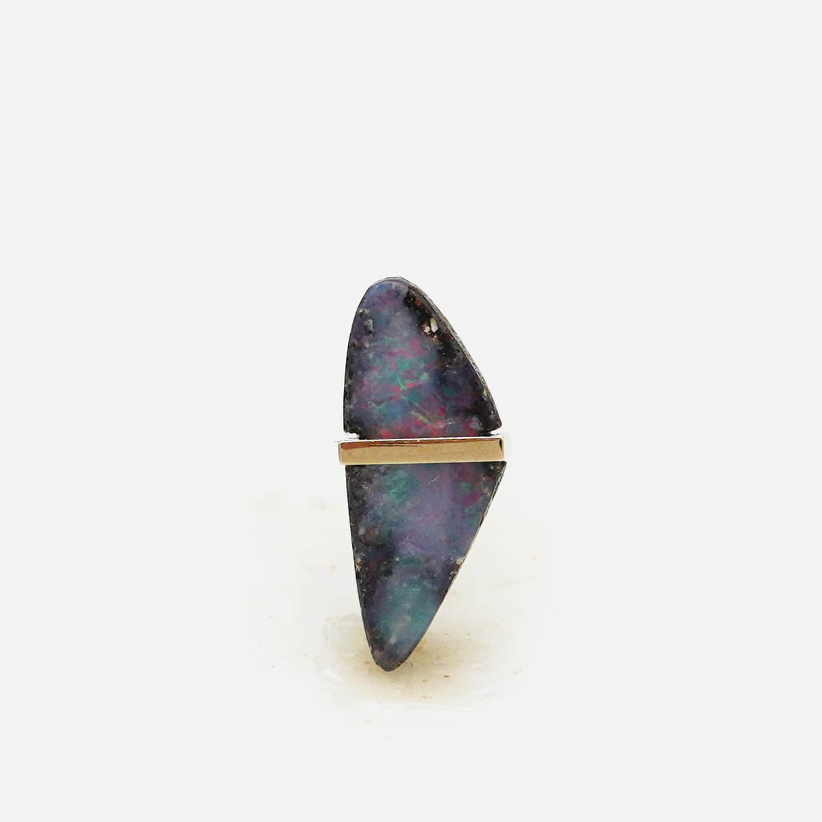 BAND EARRING BOULDER OPAL#4292