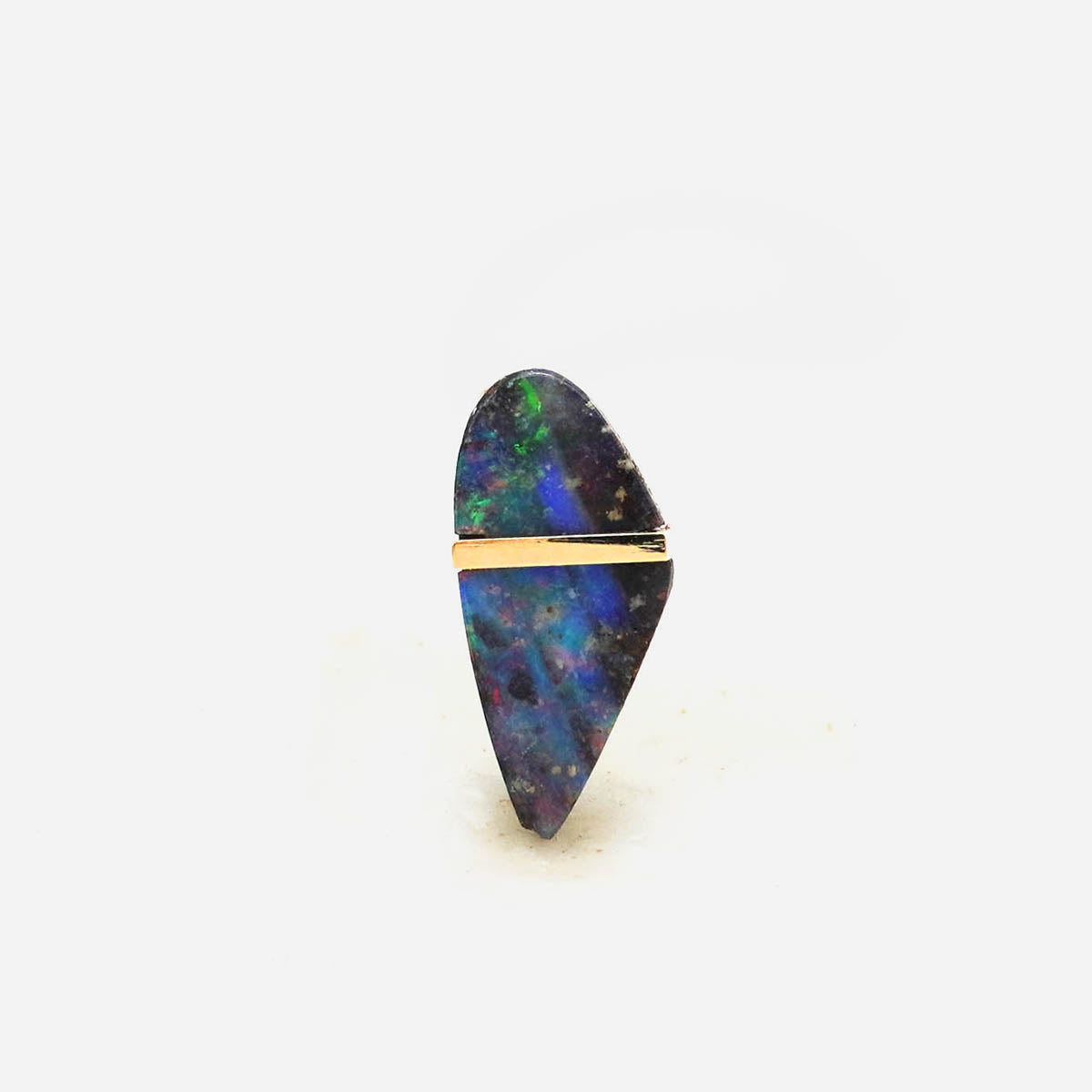 BAND EARRING BOULDER OPAL#4294