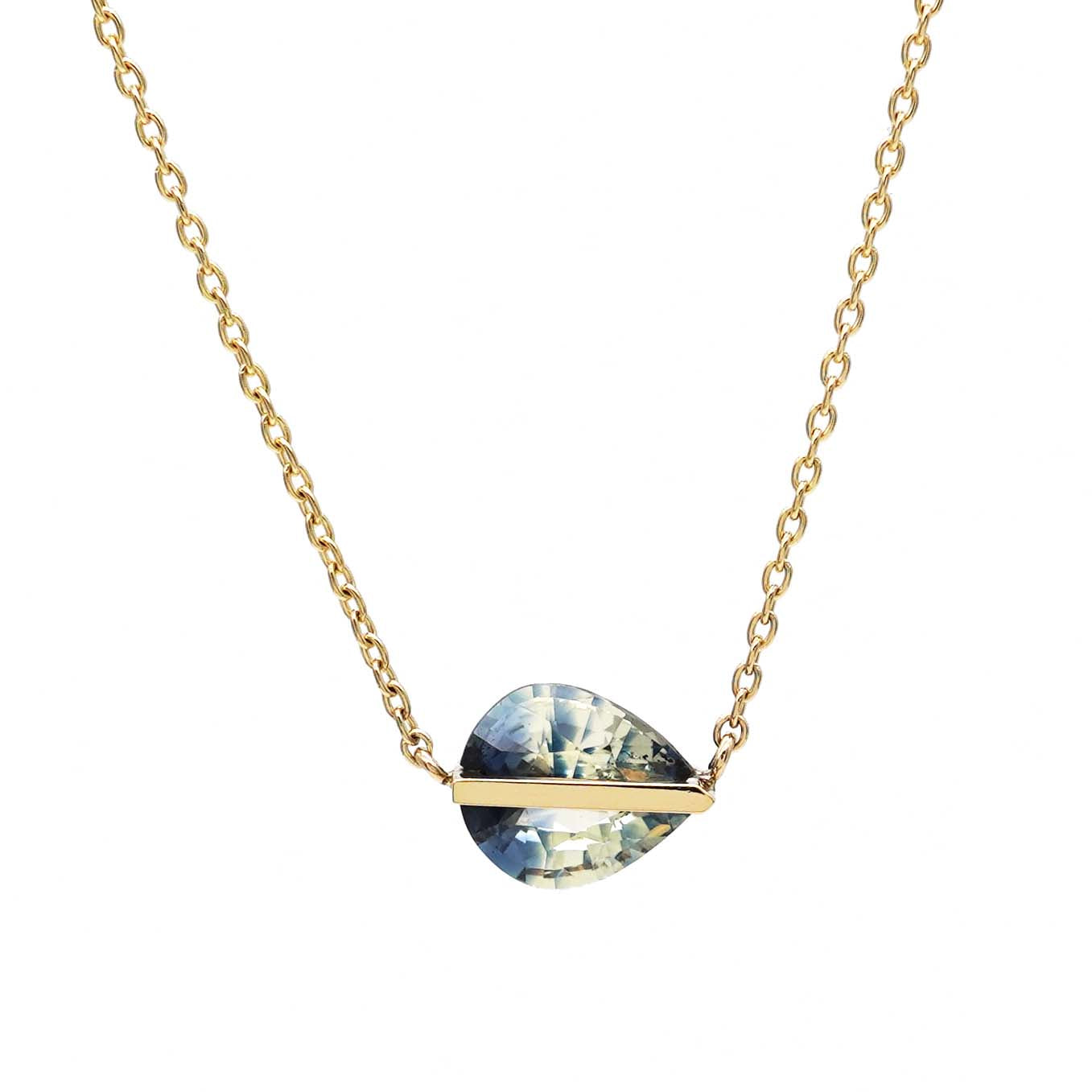 BAND SAPPHIRE NECKLACE #4305