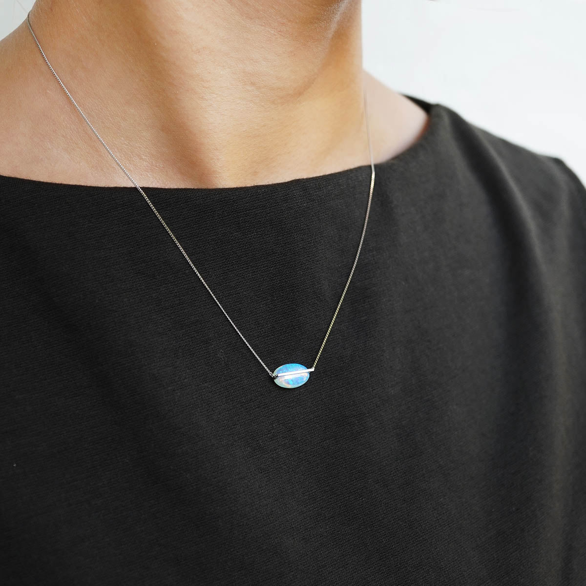 BAND NECKLACE OPAL #4226