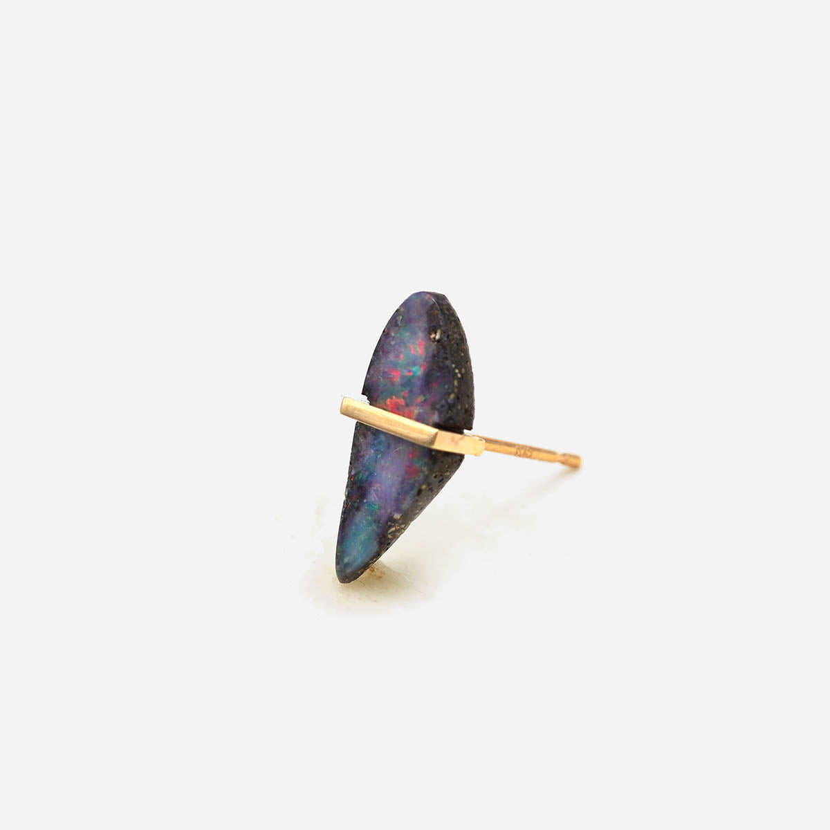 BAND EARRING BOULDER OPAL#4292