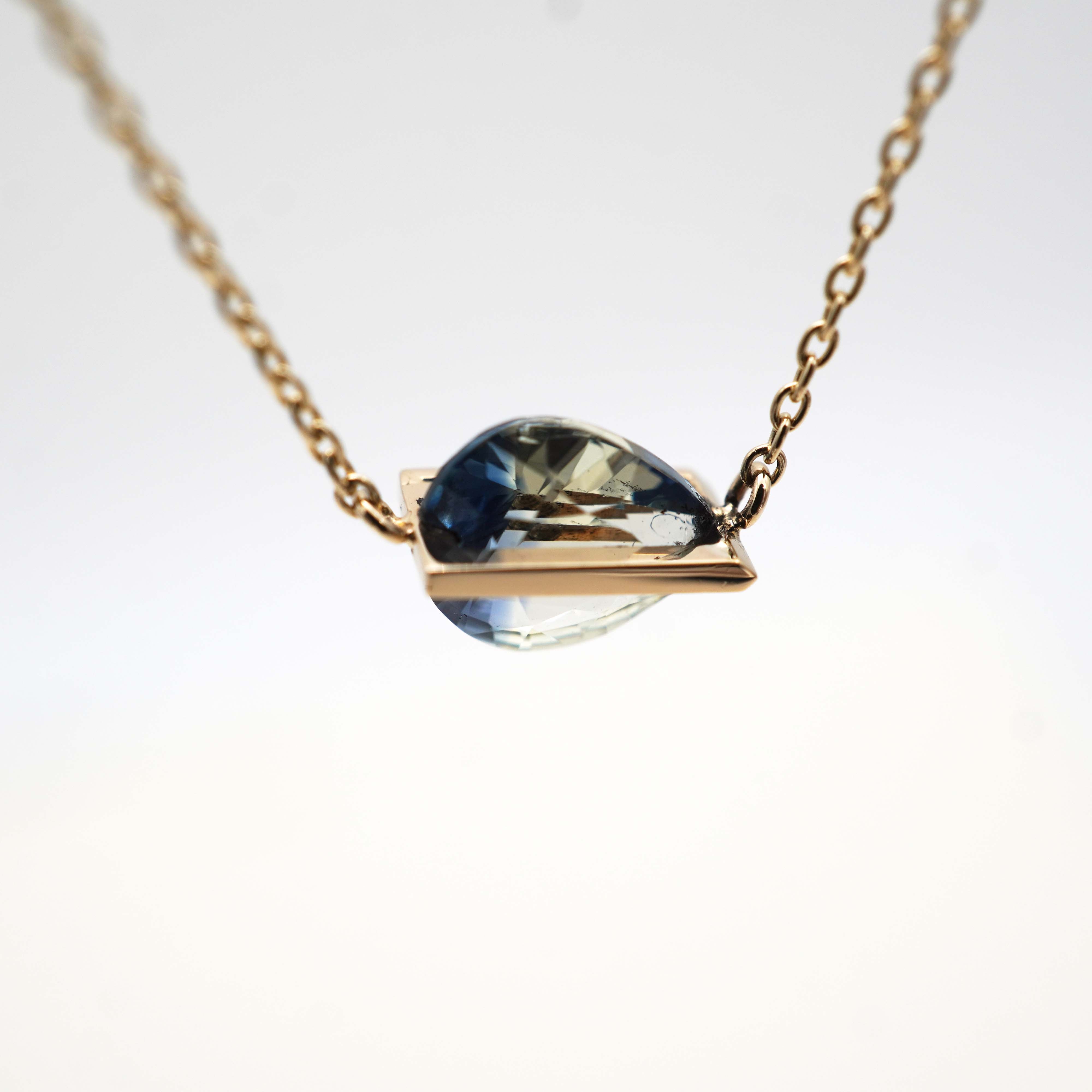 BAND SAPPHIRE NECKLACE #4305