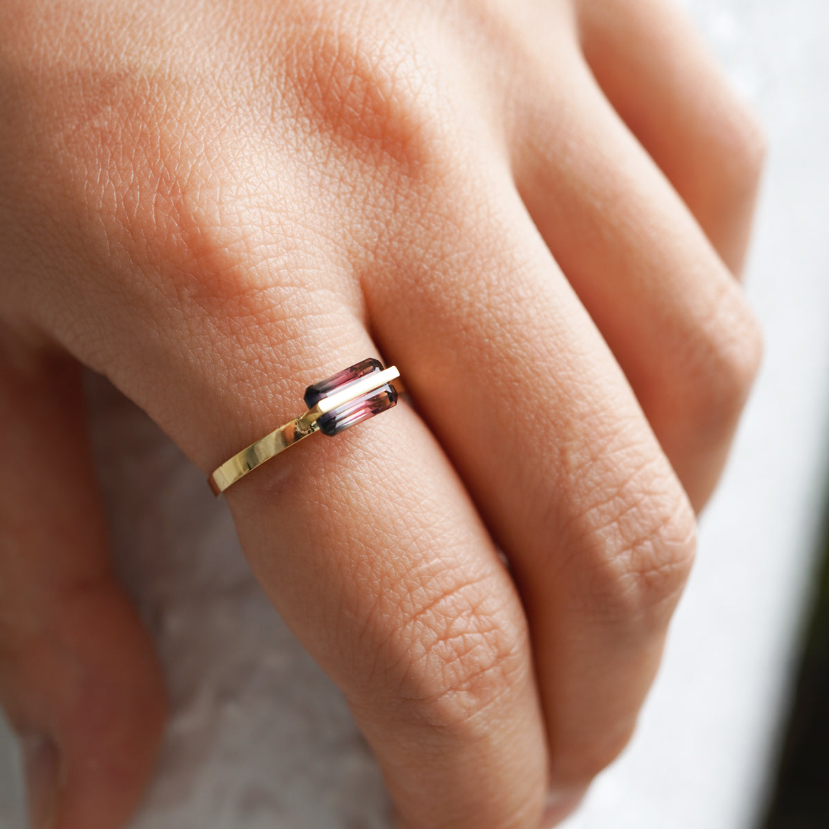BAND RING TOURMALINE#4308
