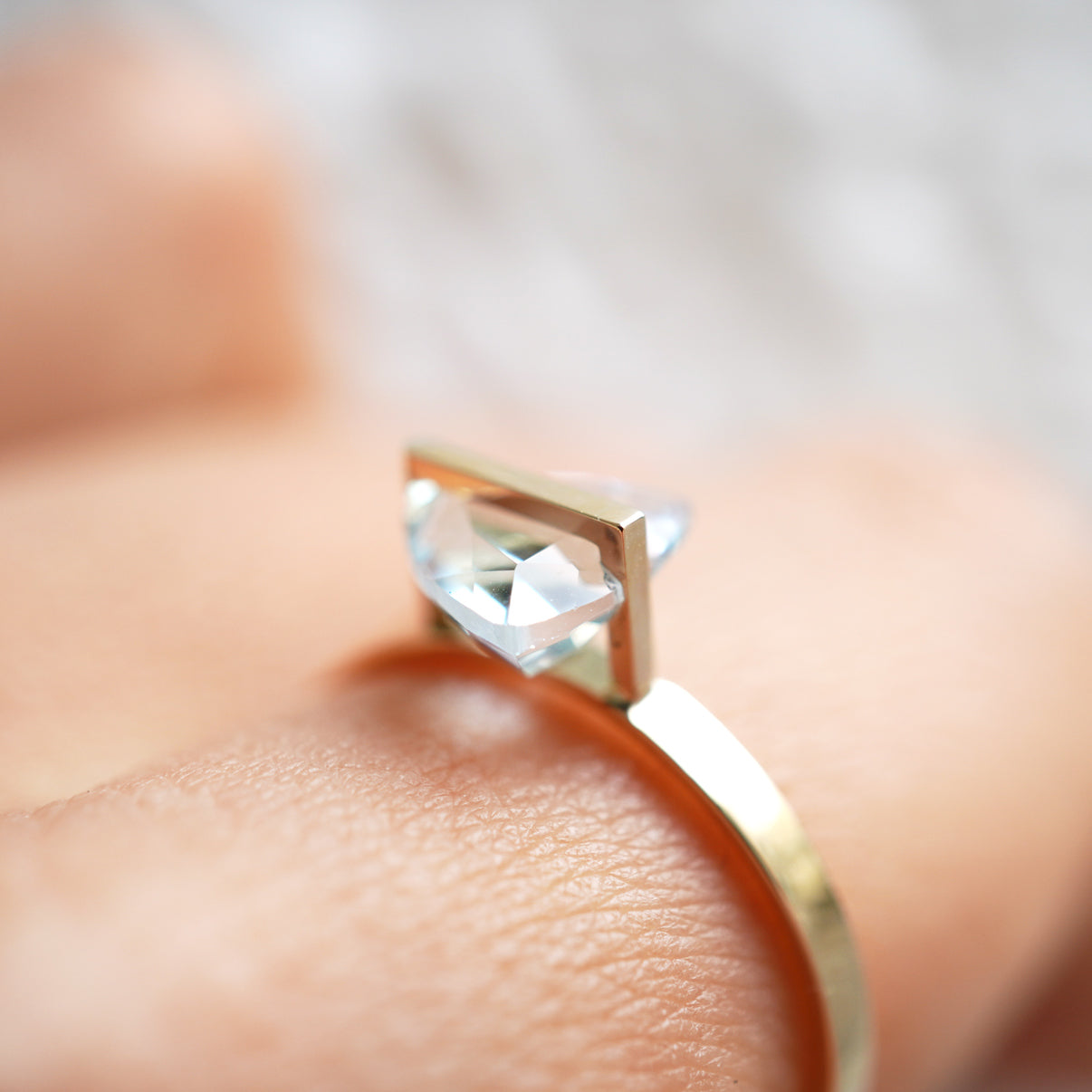 BAND RING AQUAMALINE#4312