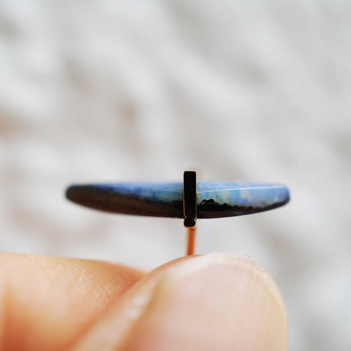 BAND EARRING BOULDER OPAL#4295