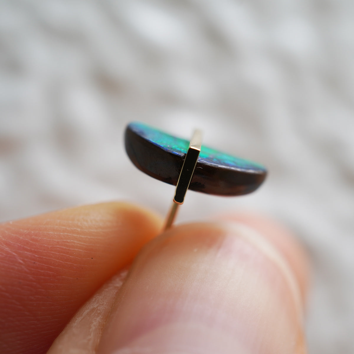 BAND EARRING BOULDER OPAL#4293
