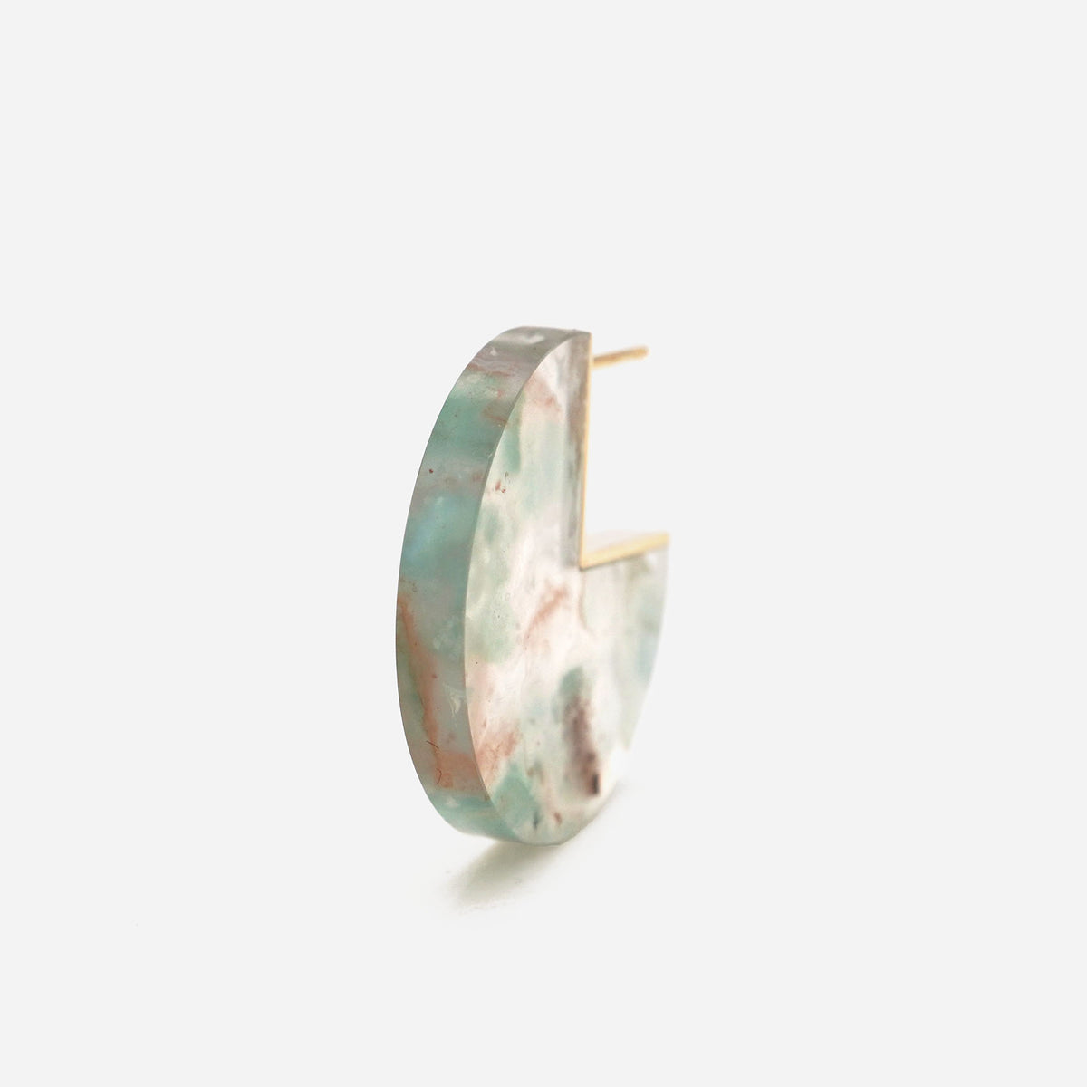 SLICE MINI EARRINGS SINGLE AQUAPRASE #4326