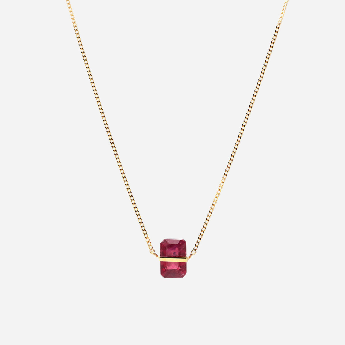 BAND NECKLACE RUBY ♯4331