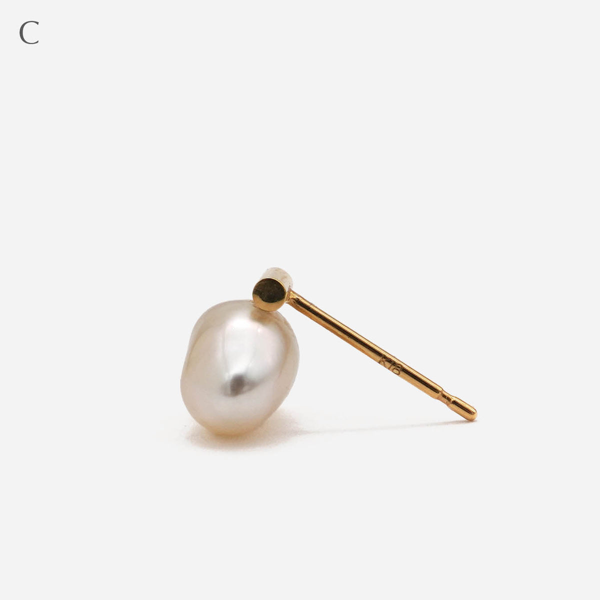 BAROQUE PEARL EARRING M