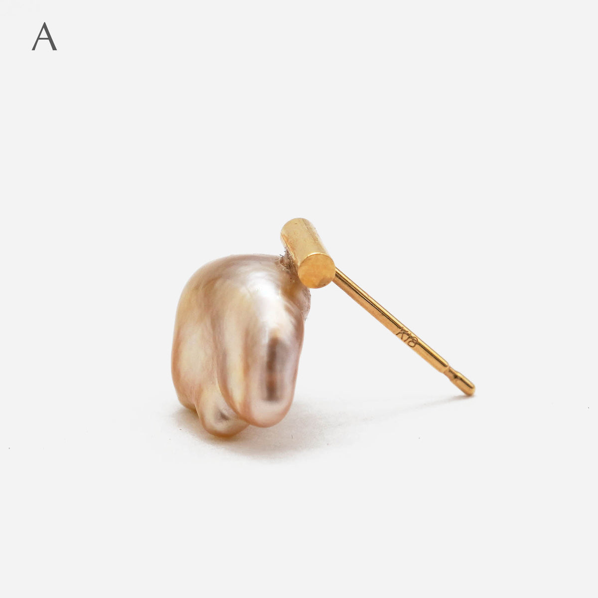 BAROQUE PEARL EARRING L