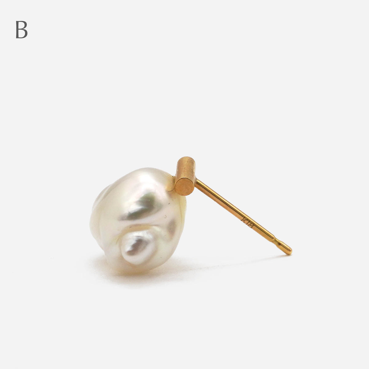 BAROQUE PEARL EARRING L