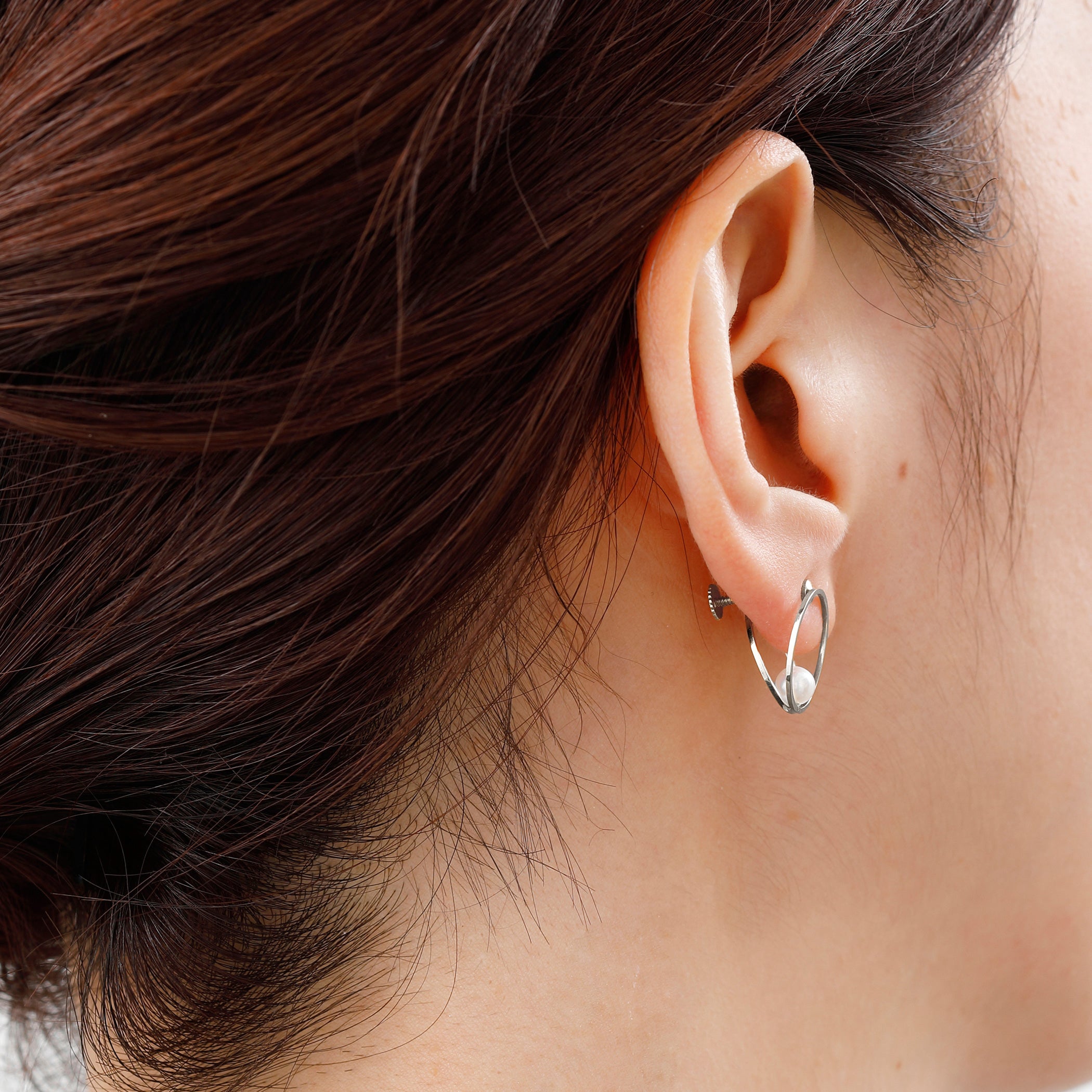 [ Limited! ]CLIP PEARL SILVER EARRING