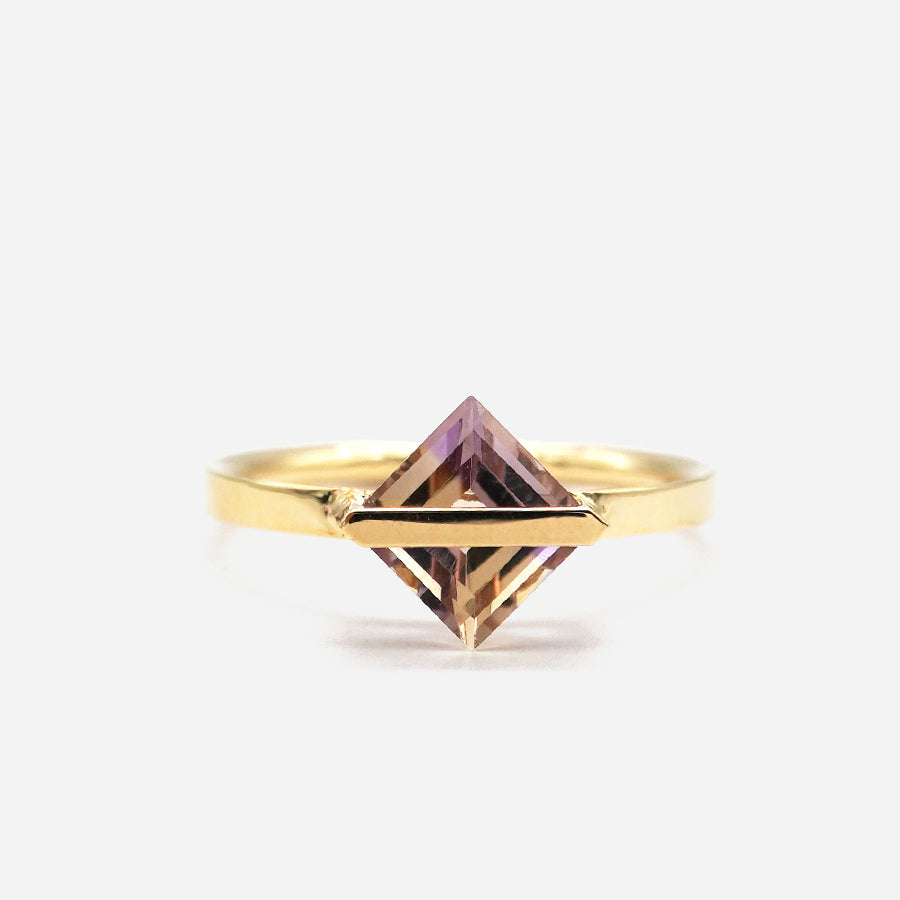BAND RING AMETRINE#4241