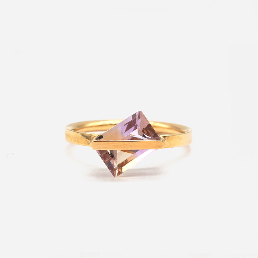 BAND RING AMETRINE#3896