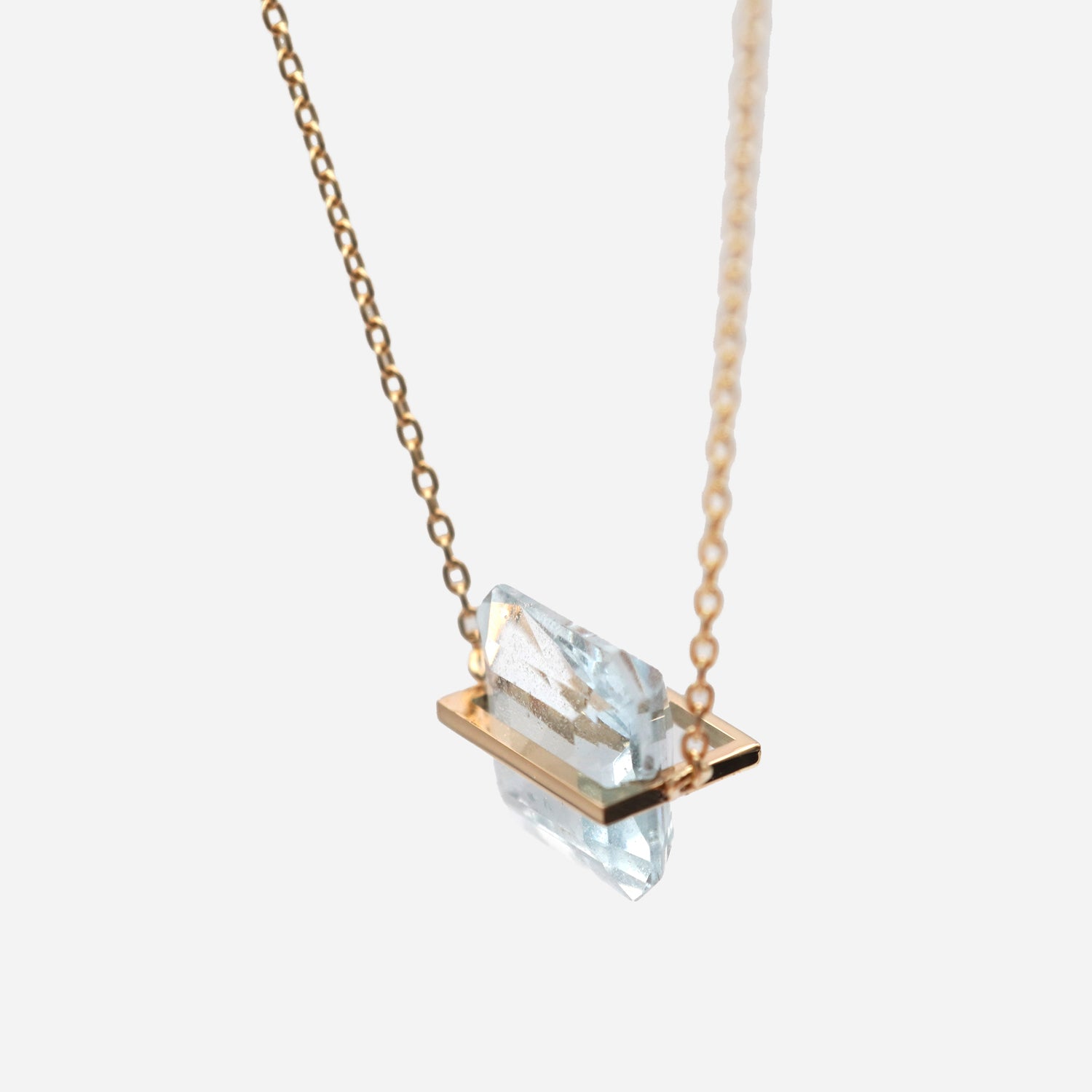 BAND NECKLACE AQUAMARINE #3901
