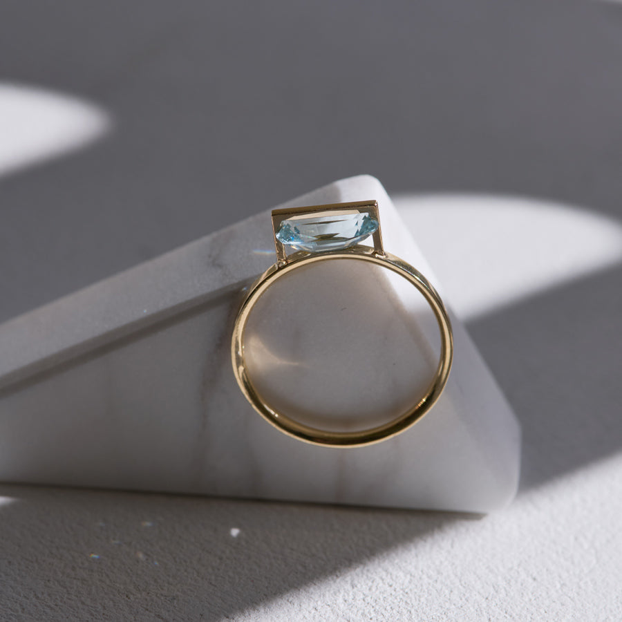 BAND RING AQUAMARINE#4088