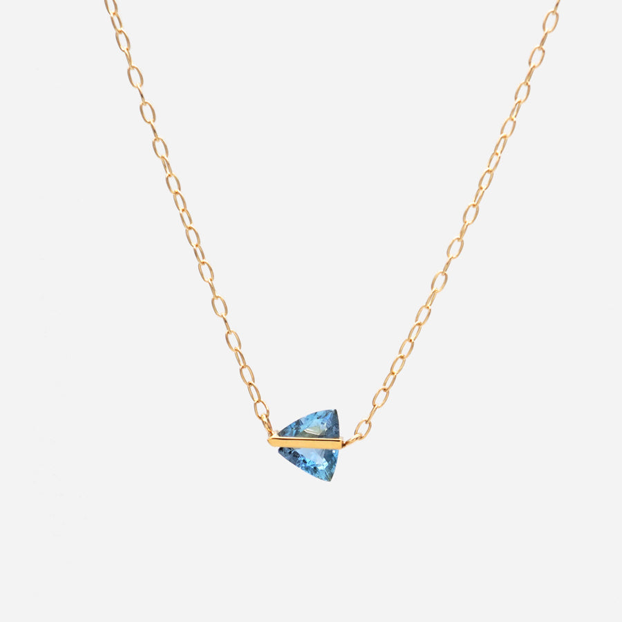 BAND NECKLACE AQUAMARINE #4227