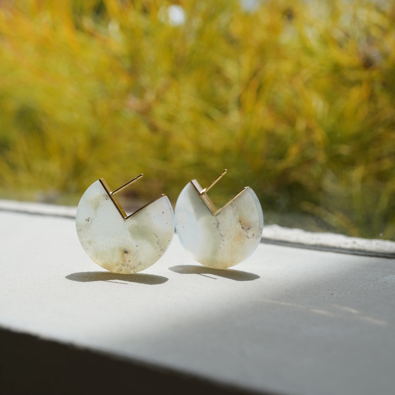 SLICE EARRINGS  AQUAPRASE #3372