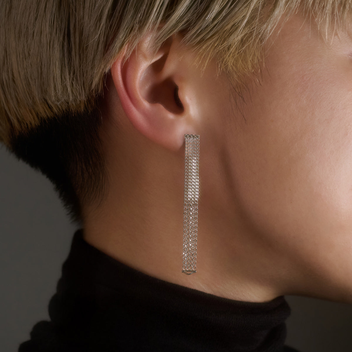 DENSITY EARRING SILVER