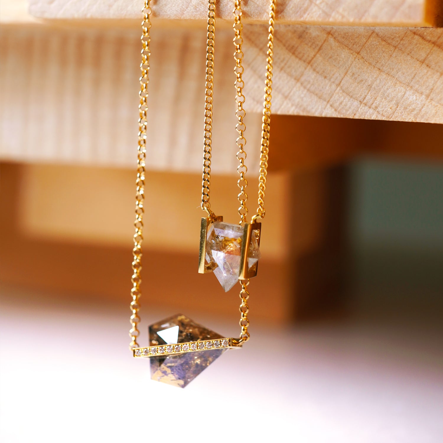 NATURAL DIAMOND NECKLACE 1.07ct #2959